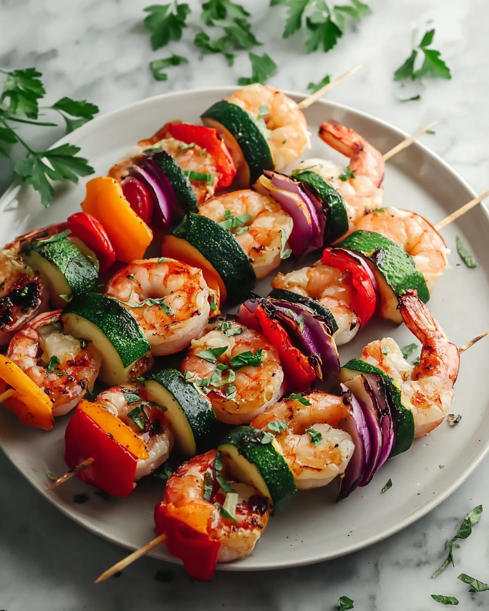 Spicy Shrimp and Veggie Skewers Recipe - Recipe Image