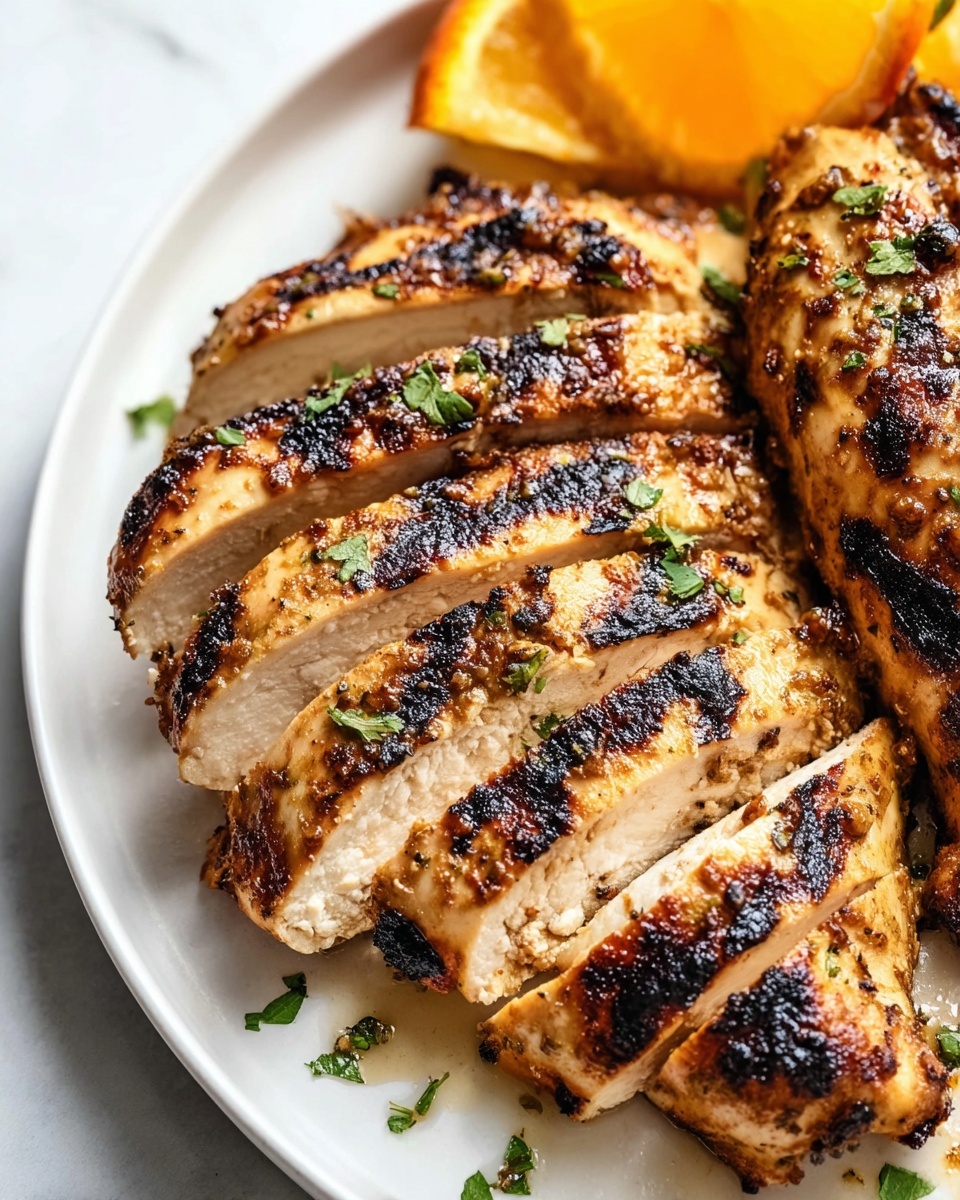 Grilled Orange Honey Chicken Recipe - Recipe Image