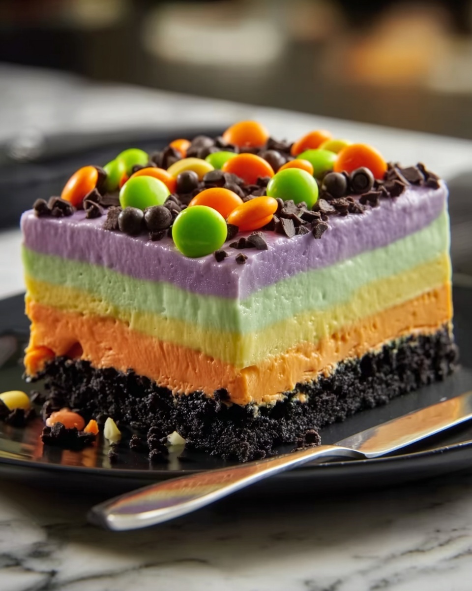 Halloween Lush Dessert Recipe - Recipe Image