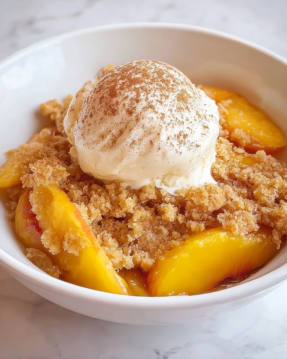 Peach Dump Cake Recipe - Recipe Image