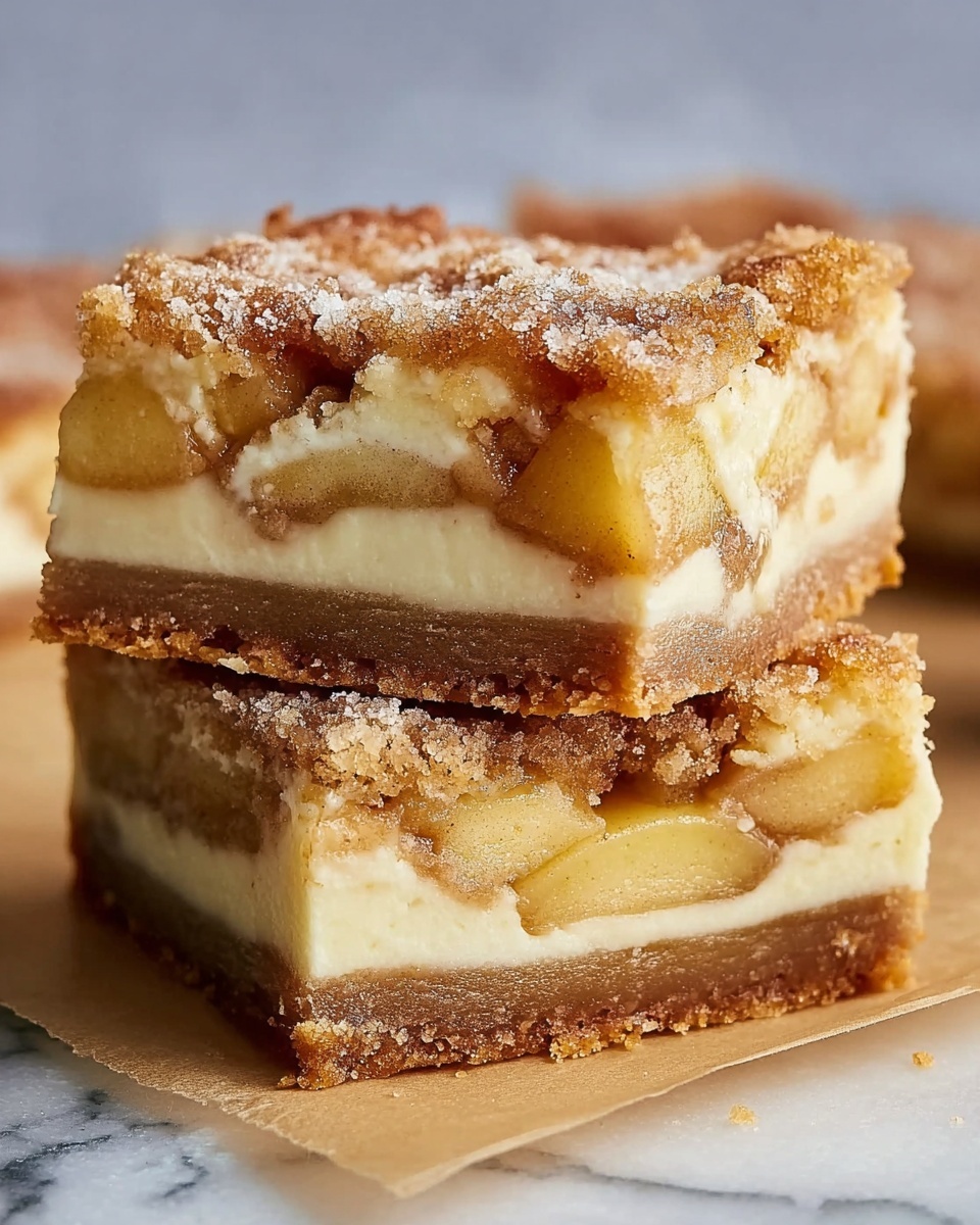 Gluten Free Apple Cheesecake Bars Recipe - Recipe Image