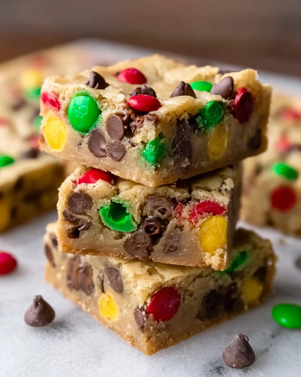 Holiday Cake Mix Cookie Bars Recipe - Recipe Image