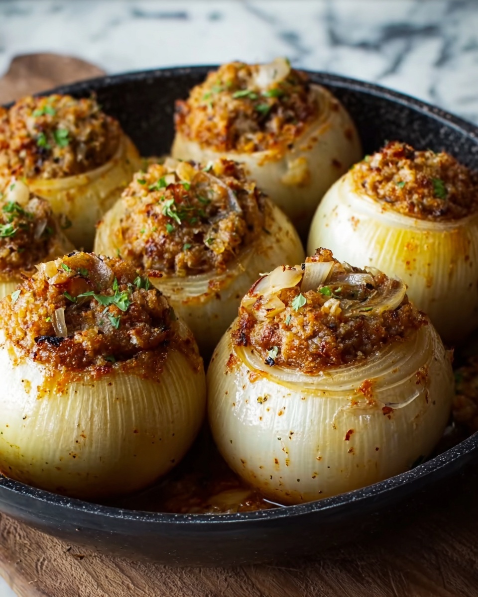 Greek Stuffed Onions (Salantourmasi) Recipe - Recipe Image