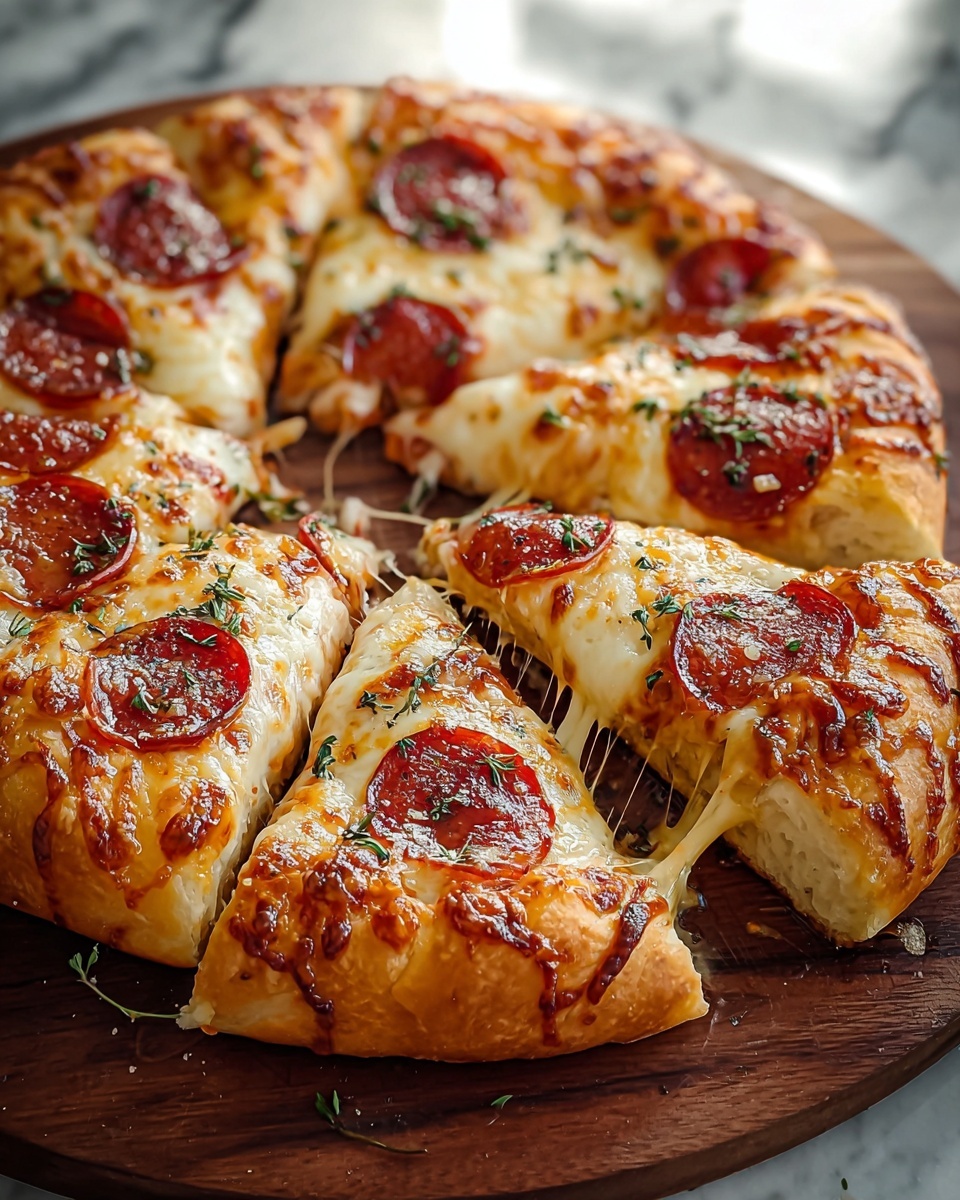 Delicious Pull-Apart Pizza Bread Recipe - Recipe Image