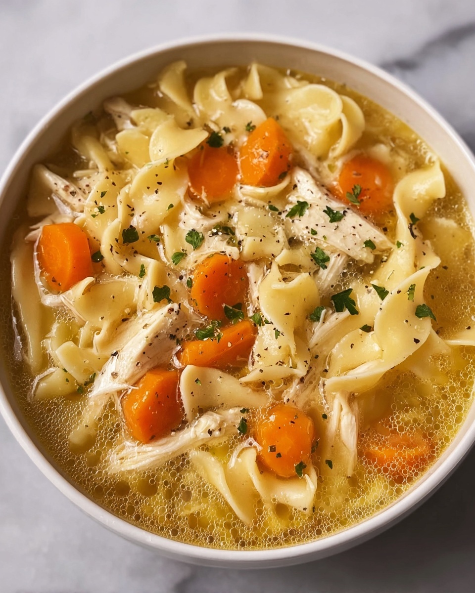 Cozy Chicken Noodle Soup in the Crock Pot Recipe - Recipe Image