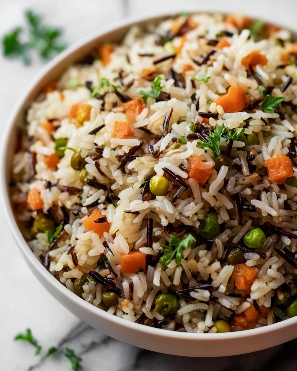 Wild Rice Pilaf with Vegetables, Cranberries, and Nuts Recipe - Recipe Image