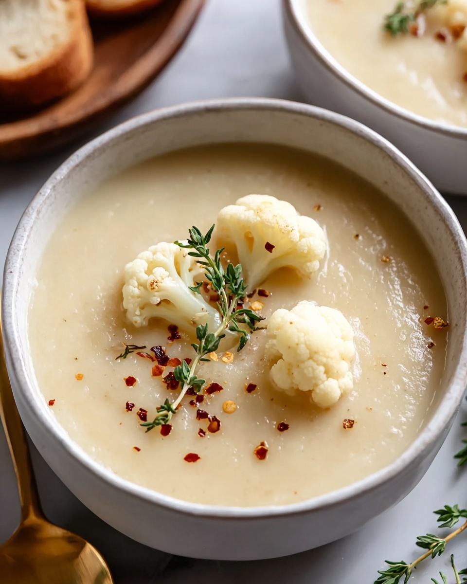 Vegan Cauliflower Soup Recipe - Recipe Image