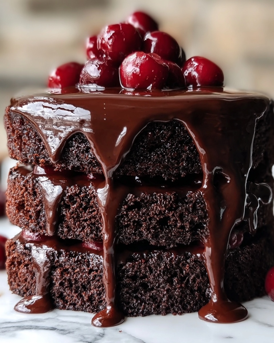 Chocolate Cherry Dr Pepper Cake Recipe - Recipe Image