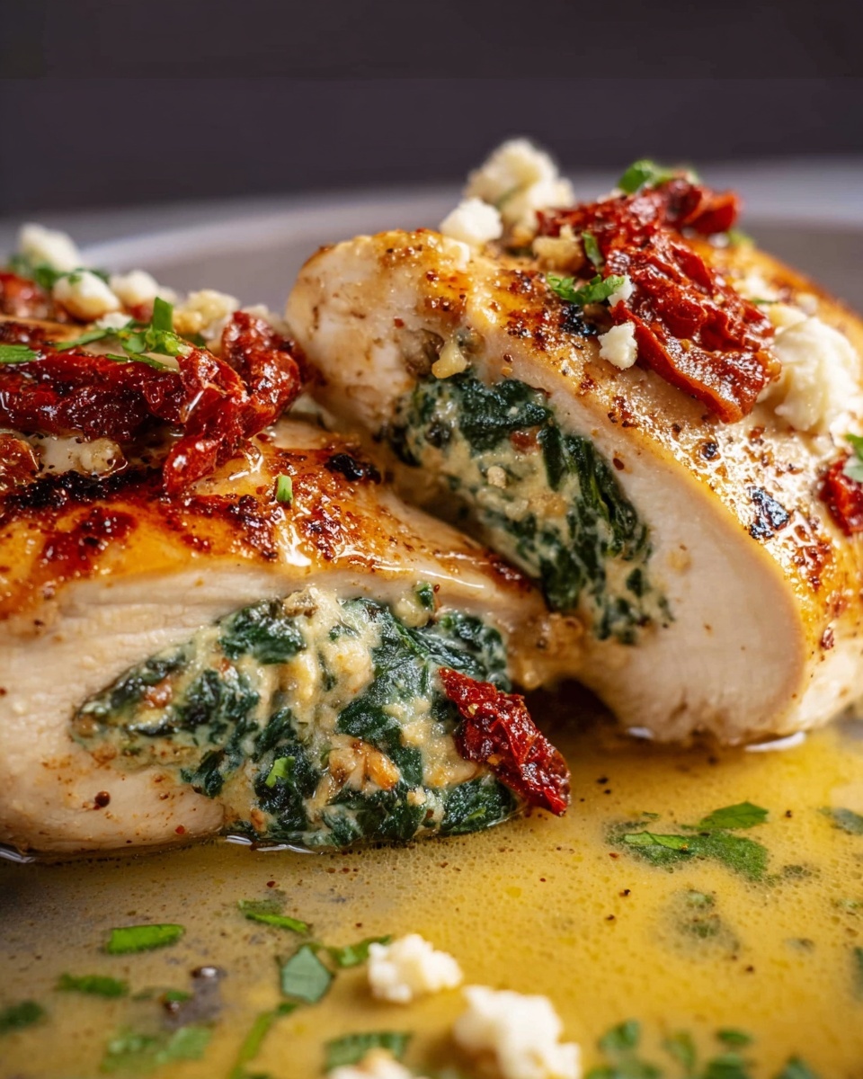 Spinach and Cheese-Stuffed Chicken Breast Recipe - Recipe Image