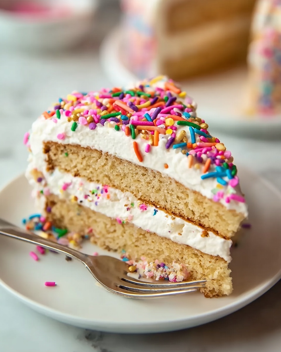 No Bake Rainbow Birthday Cake Delight Recipe - Recipe Image