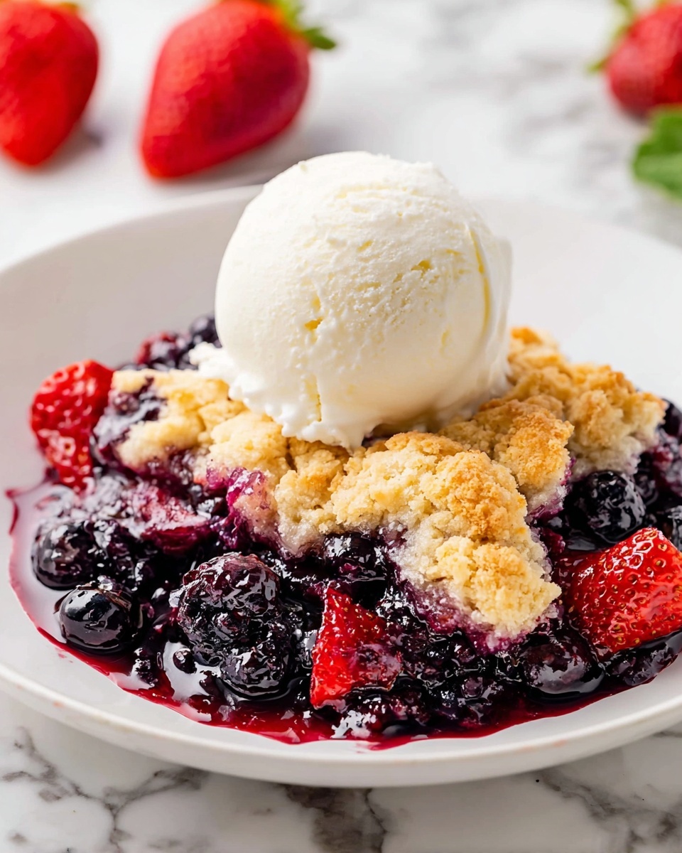 Mixed Berry Cobbler Recipe - Recipe Image