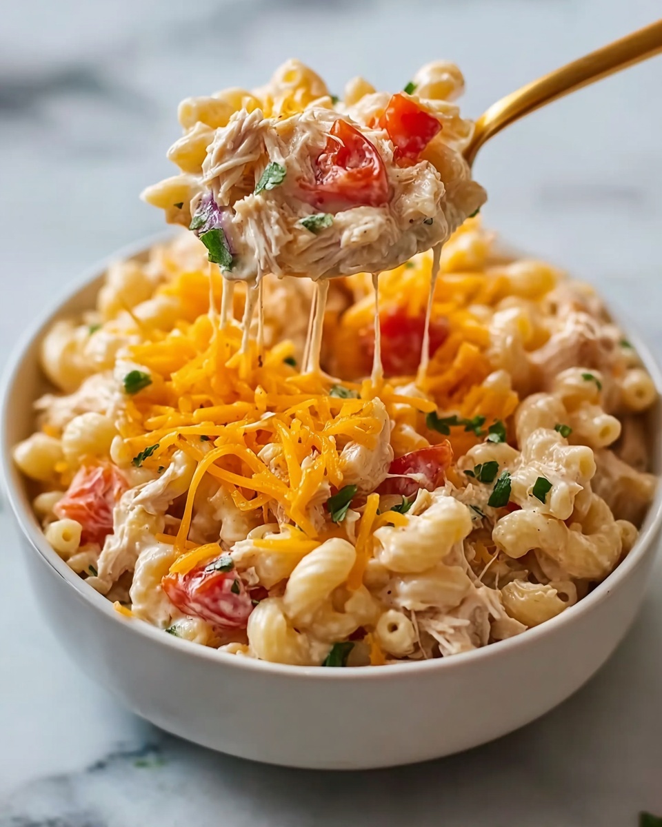 King Ranch Chicken Mac and Cheese Recipe - Recipe Image