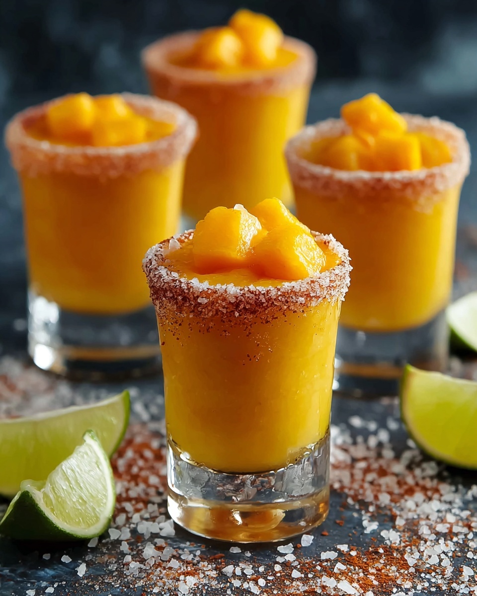 Chile Mango Mexican Candy Shots Recipe - Recipe Image