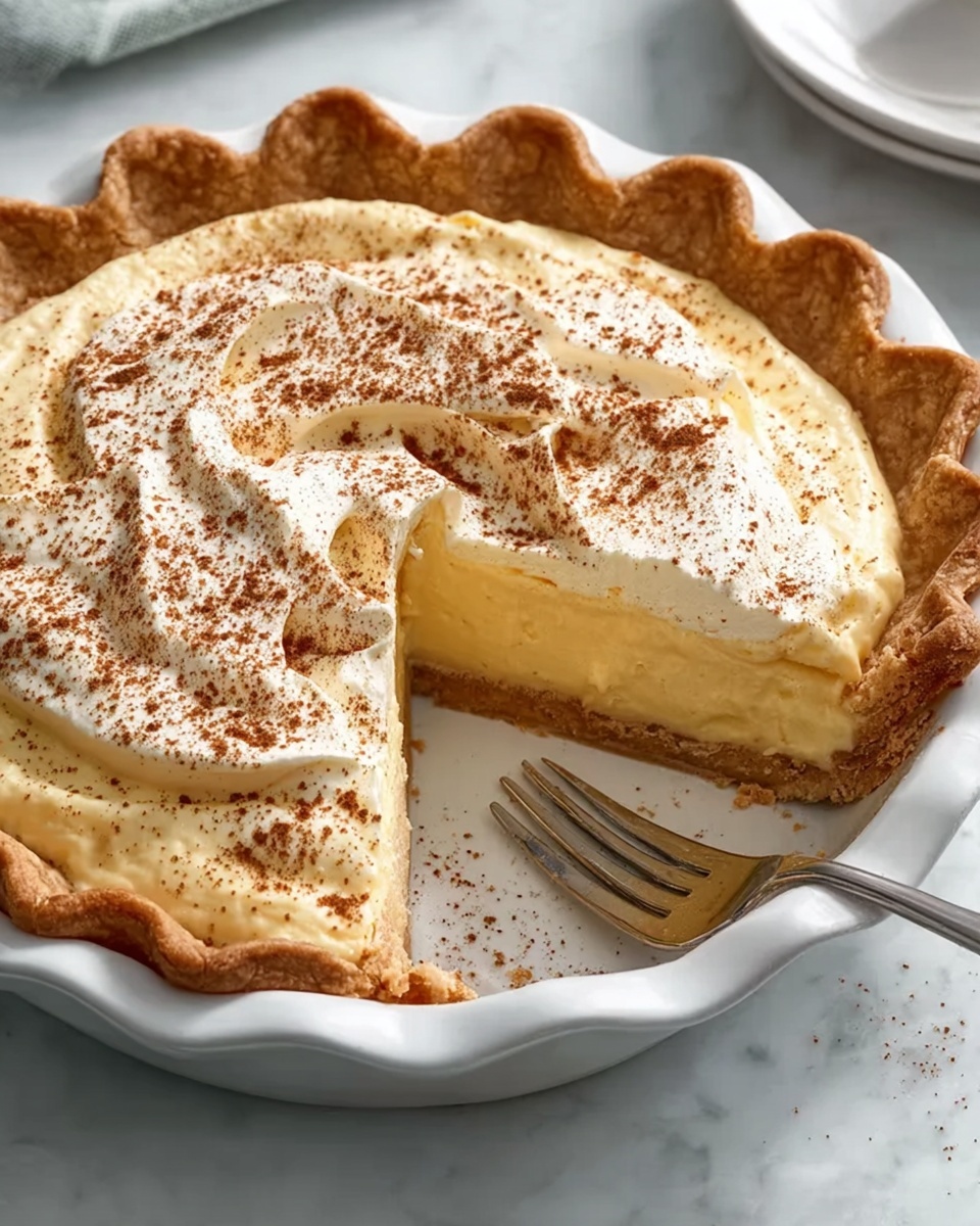 Classic Vanilla Custard Pie Recipe - Recipe Image