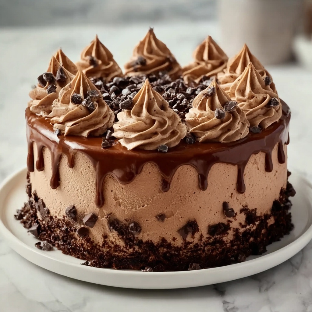 Espresso Infused Mocha Poke Cake Recipe - Recipe Image