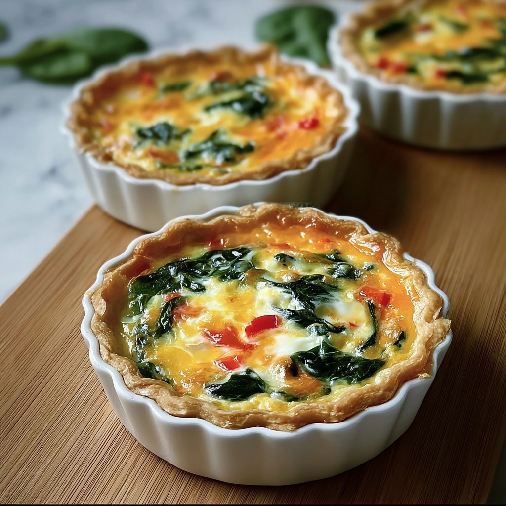 Mini Veggie Quiches: Easy Recipe for a Tasty Snack Recipe - Recipe Image