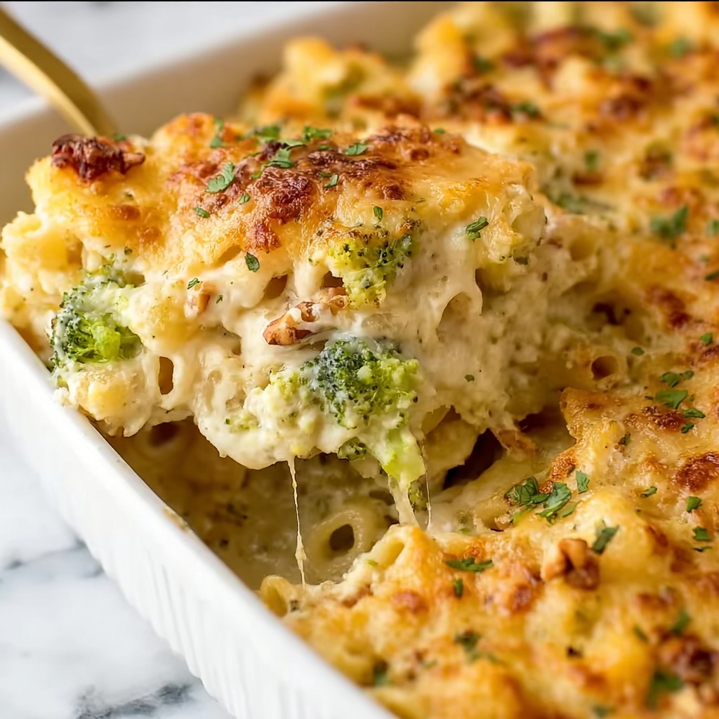 Healthy Chicken Broccoli Pasta Casserole Recipe - Recipe Image