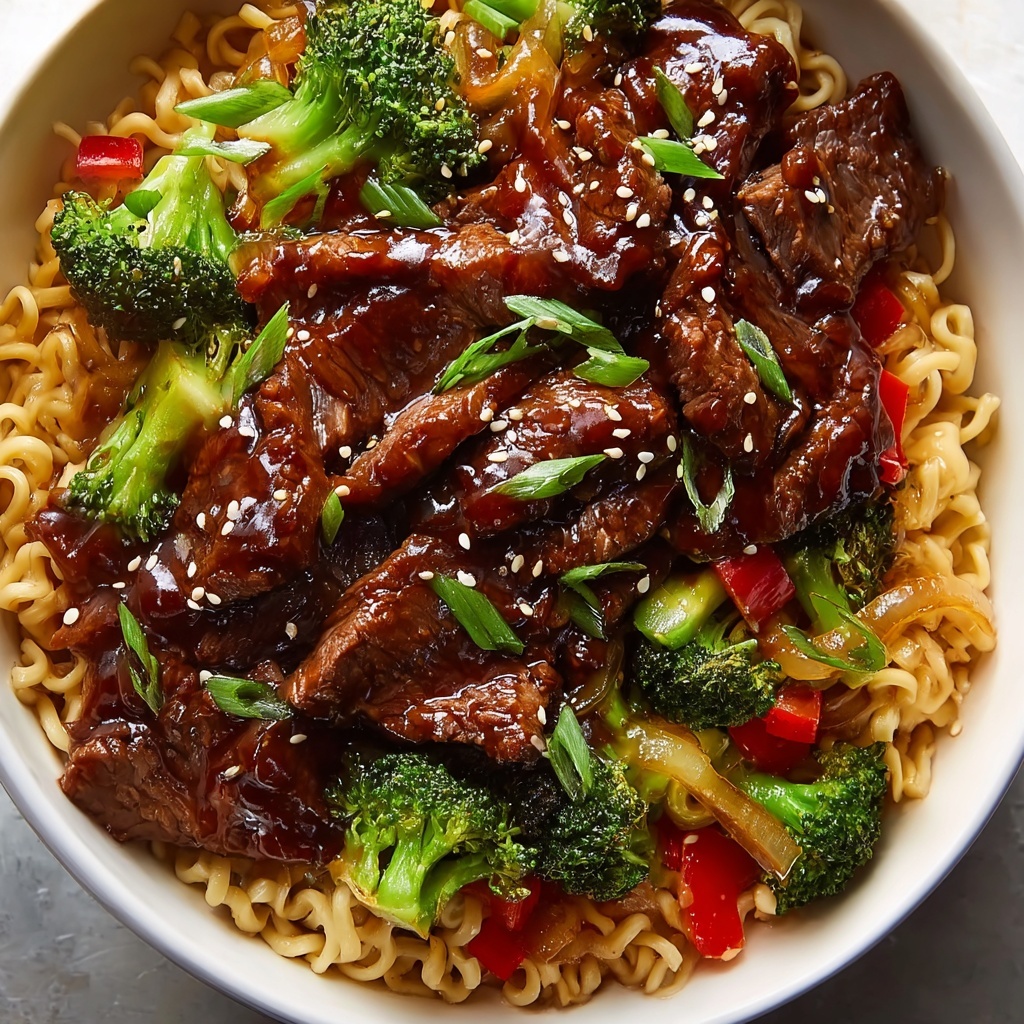 Sticky Beef Noodles Recipe - Recipe Image