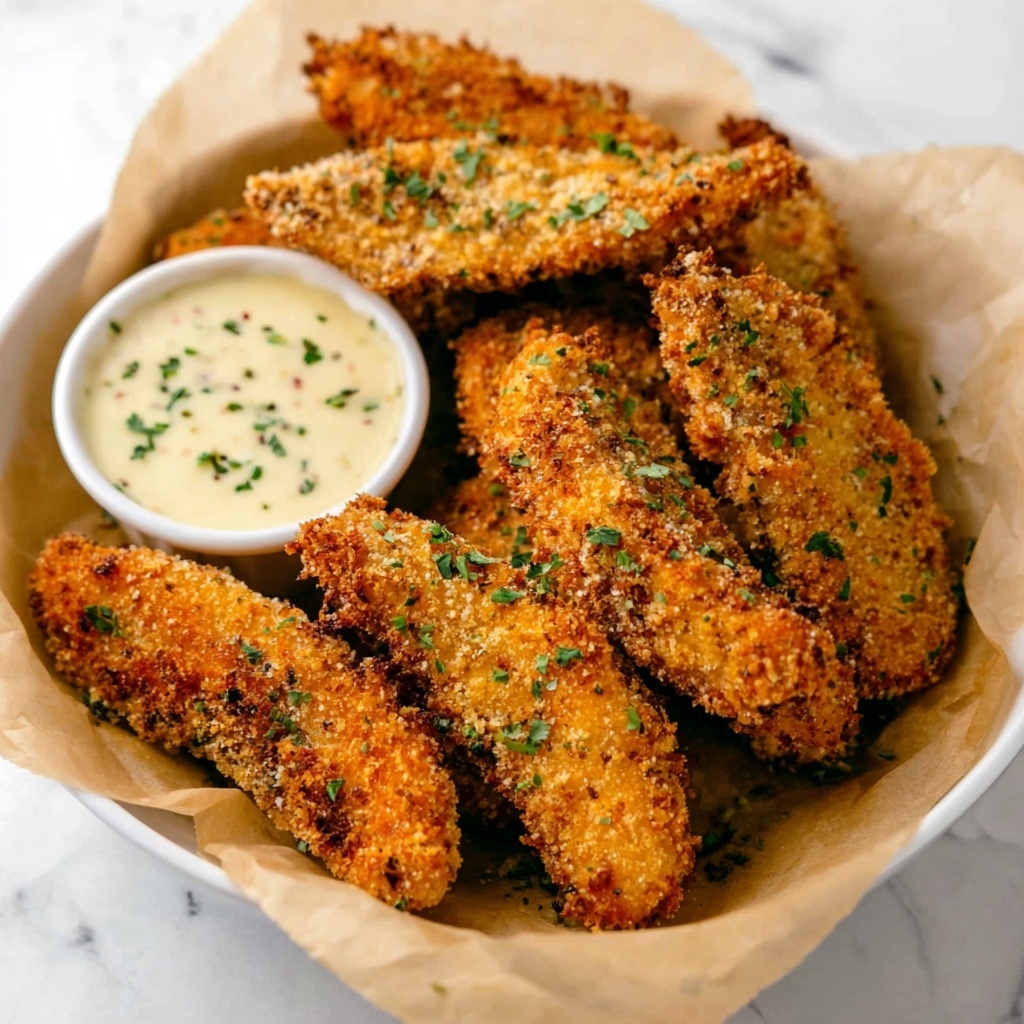 Garlic Parmesan Chicken Tenders Recipe - Recipe Image