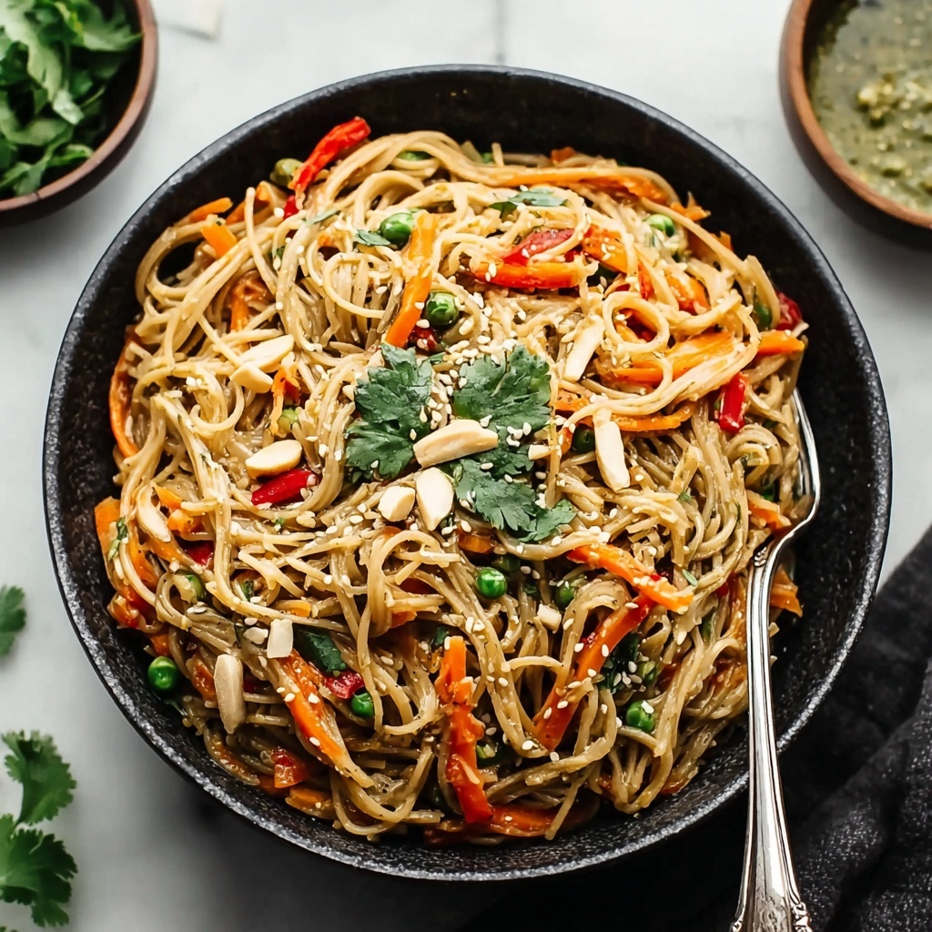 Spicy Peanut Soba Noodle Salad Recipe - Recipe Image