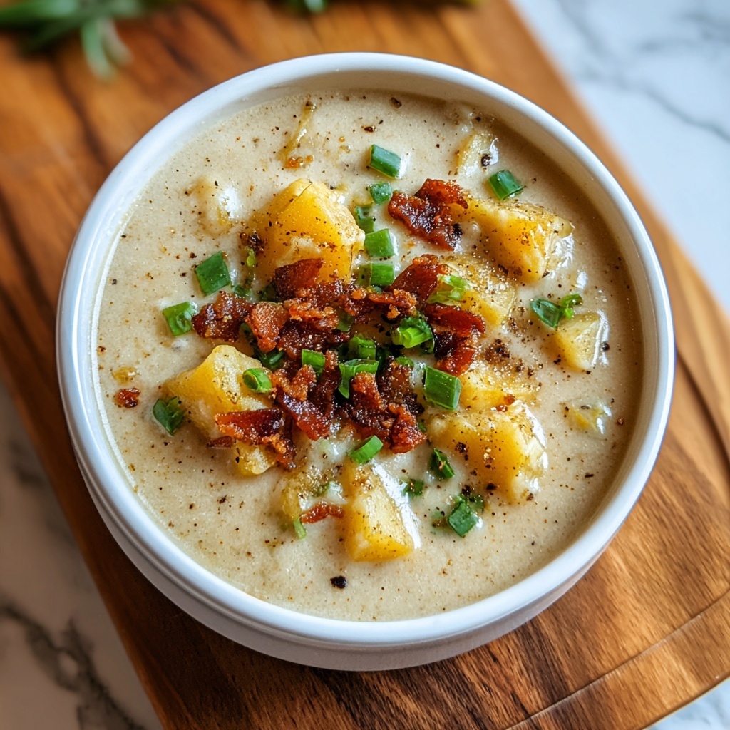 Fashioned Loaded Potato Soup Recipe - Recipe Image