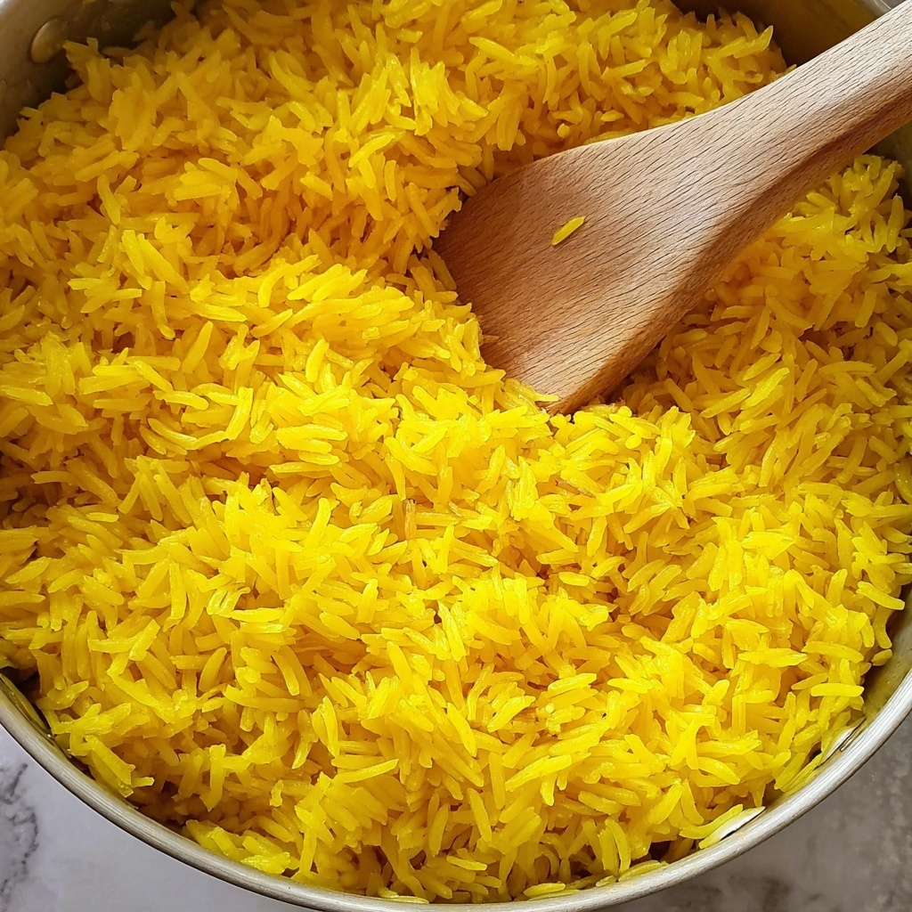 Garlic Turmeric Rice Recipe - Recipe Image