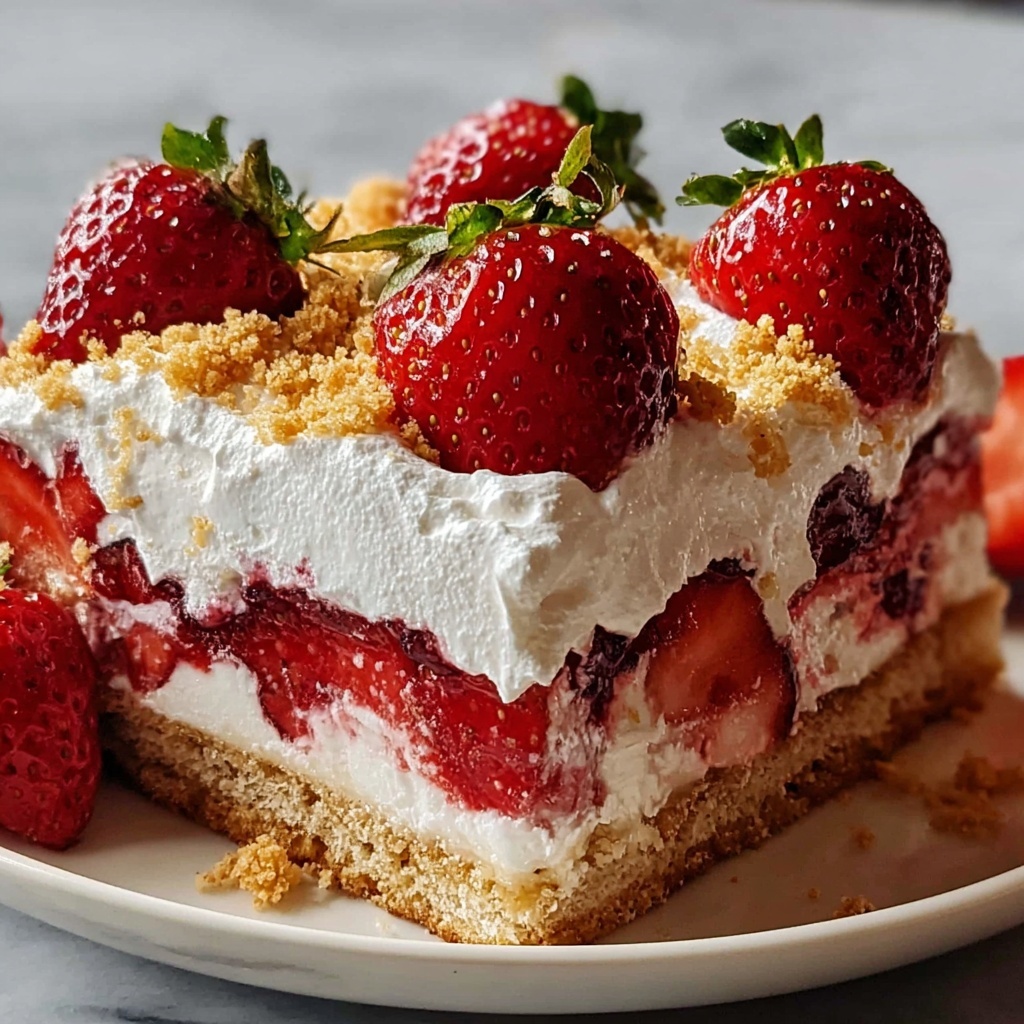 Strawberry Cheesecake Dump Delight Recipe - Recipe Image