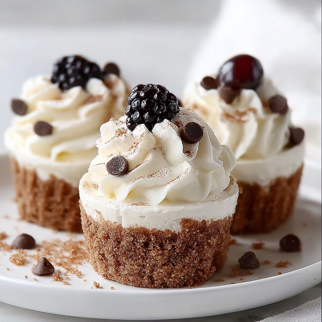 Cheesecake Cookie Cups with Chocolate Chips Recipe - Recipe Image