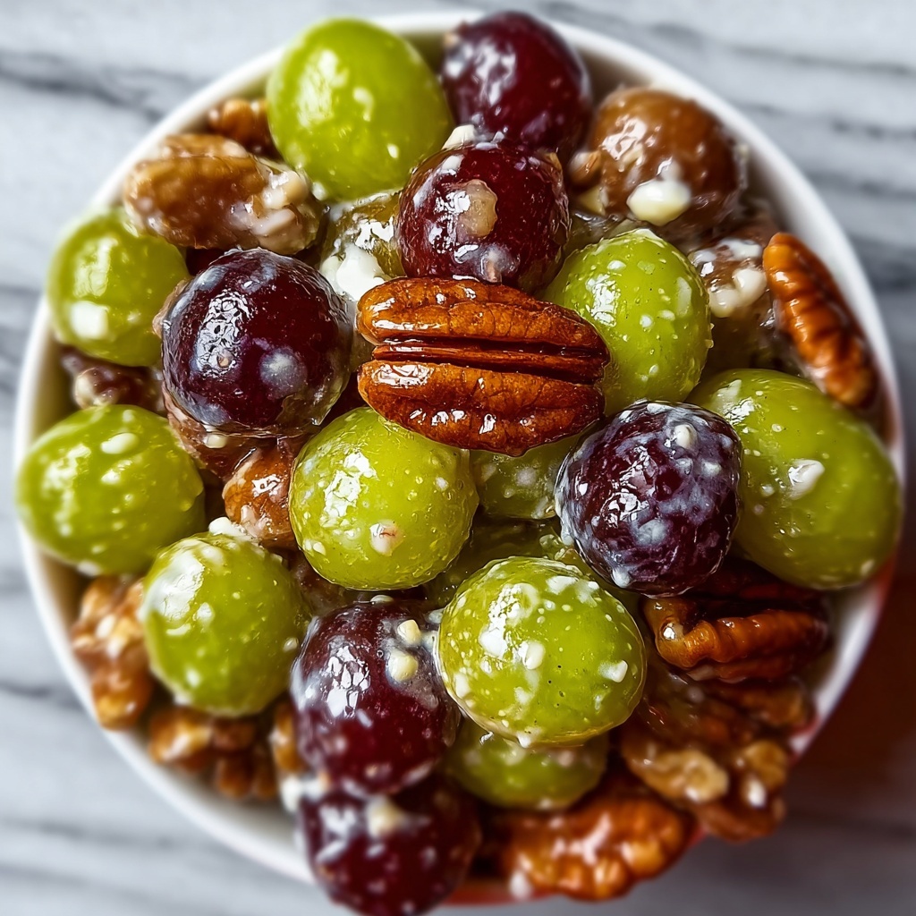 Grape Salad with Brown Sugar & Pecans Recipe - Recipe Image