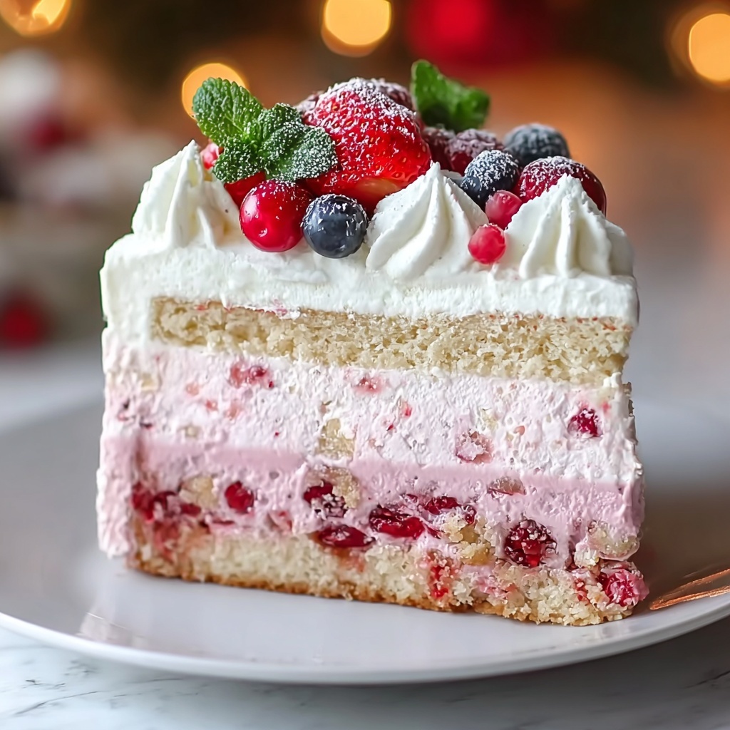 Unicorn No-Bake Strawberry Split Cake Recipe - Recipe Image