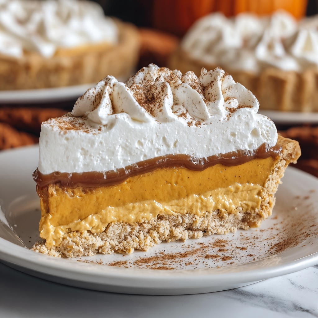 No Bake Pumpkin Pie Recipe - Recipe Image