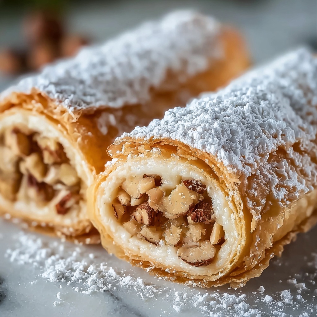 Italian Nut Roll Cookies Recipe - Recipe Image
