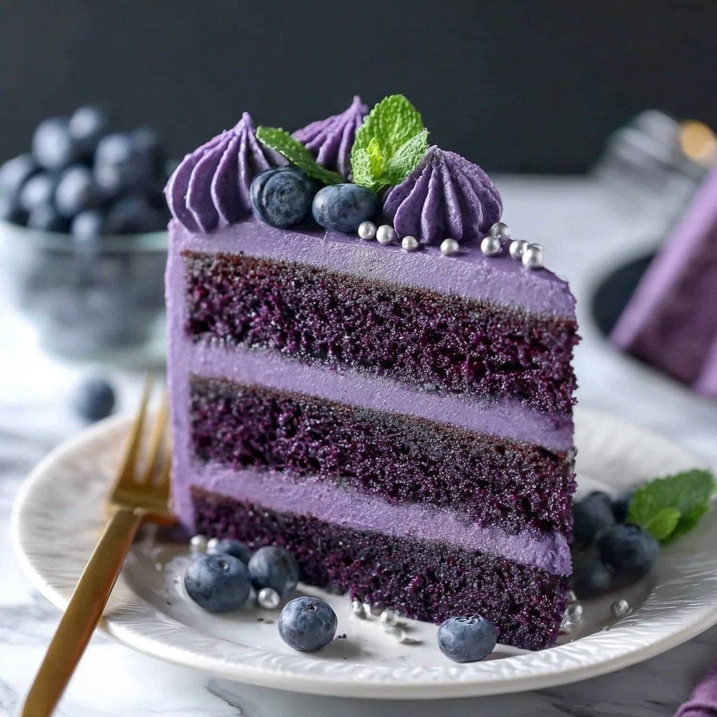 Purple Velvet Cake Recipe - Recipe Image