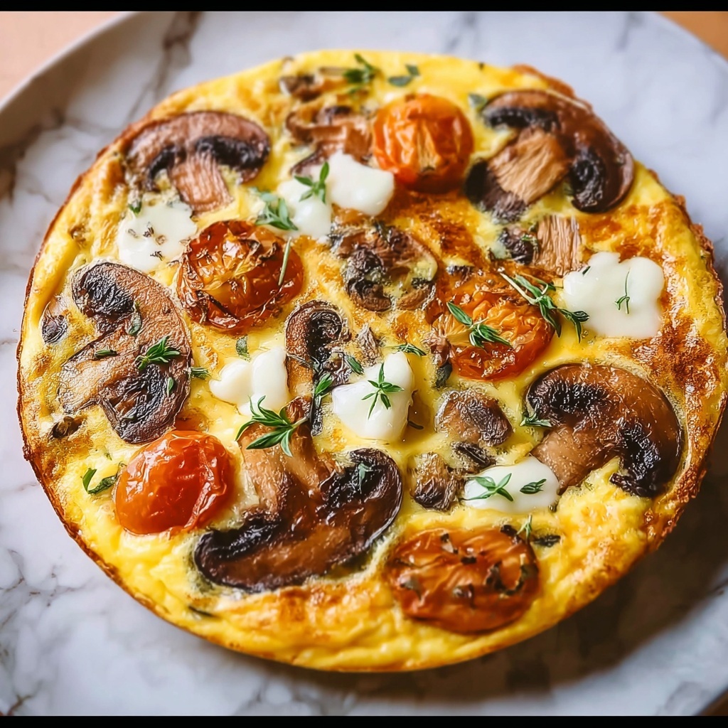 Mushroom Frittata Recipe - Recipe Image