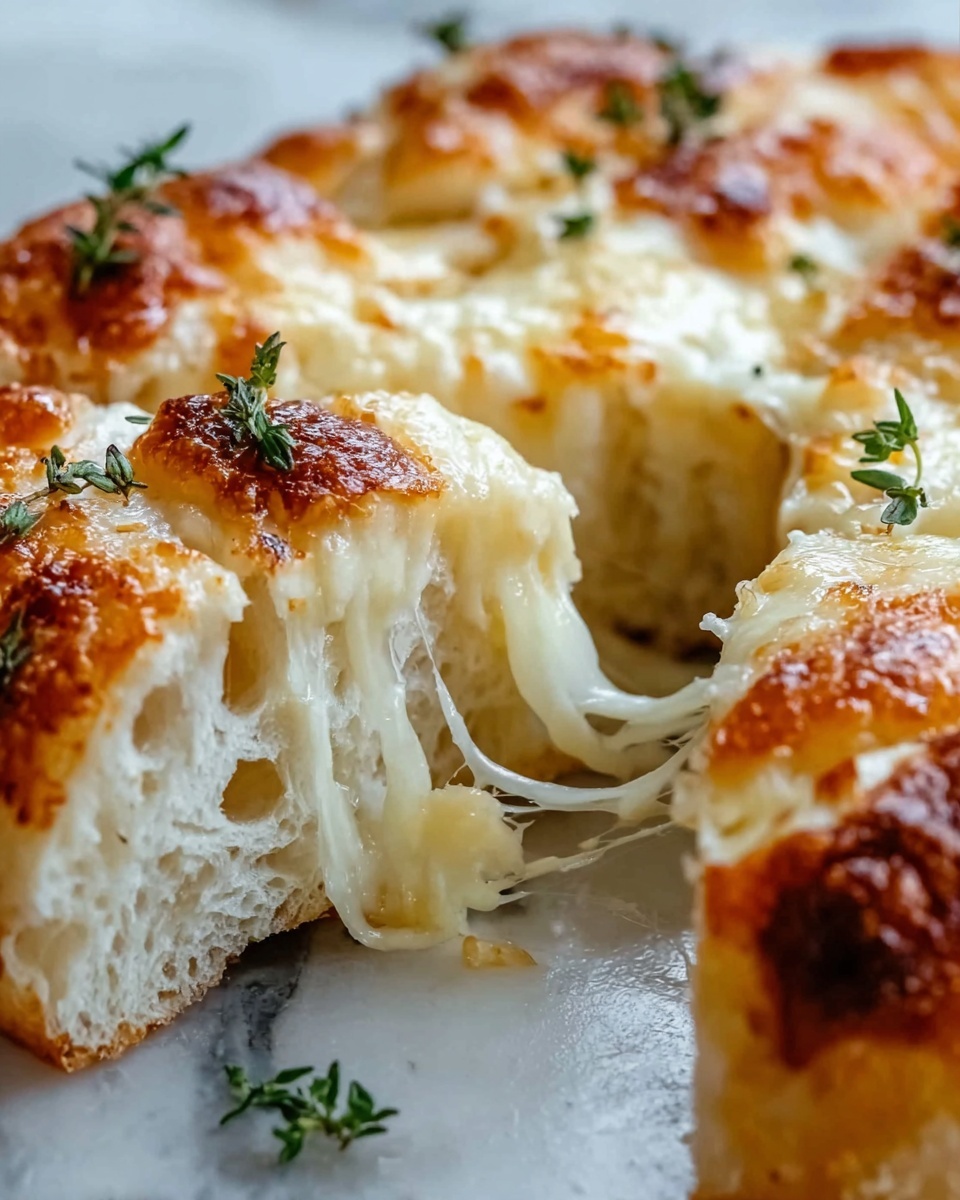 Cheesy Garlic Bread Loaf Recipe - Recipe Image
