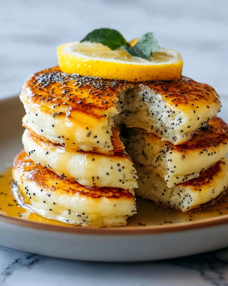 Lemon Poppy Seed Pancakes Recipe - Recipe Image