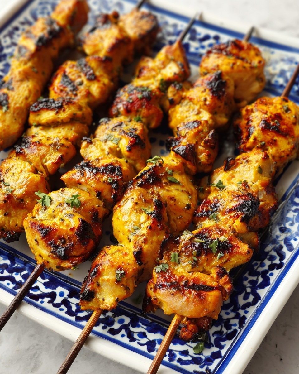 Oven-Baked Chicken Skewers with Smoky Spices and Veggies Recipe - Recipe Image