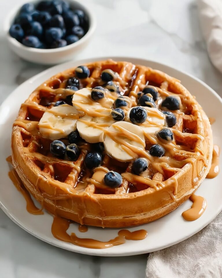 Peanut Butter Waffles Recipe