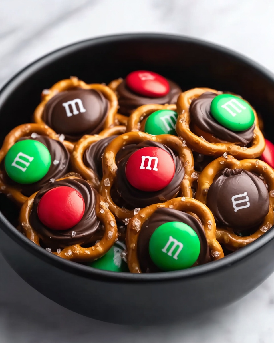 Pretzel Rolo M&M Bites Recipe - Recipe Image