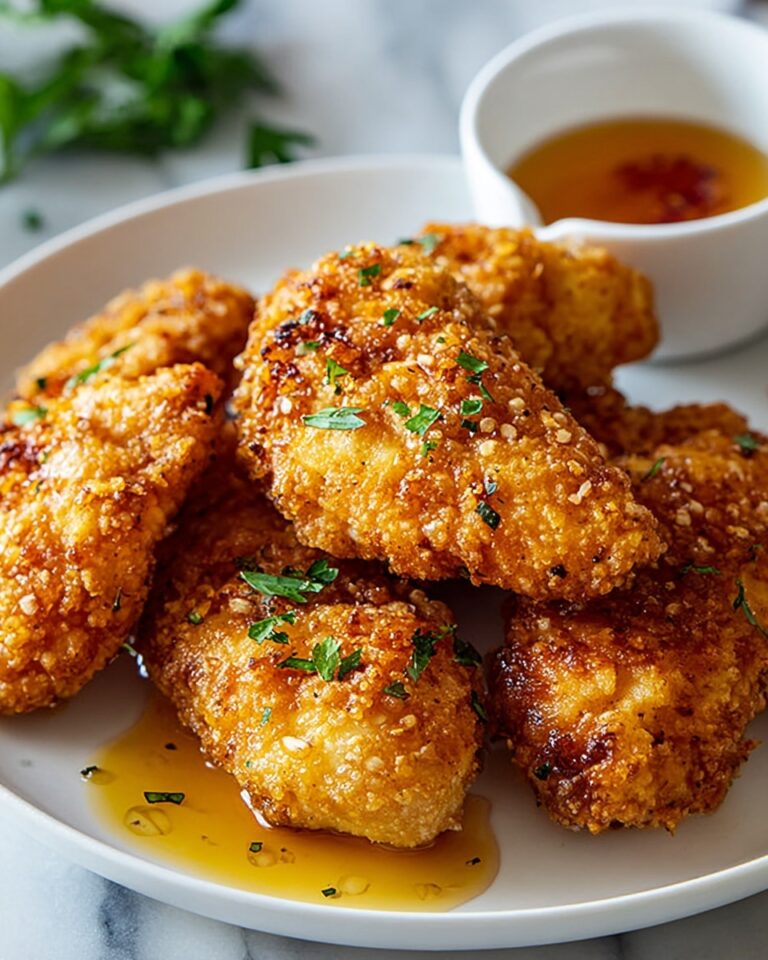 Crispy Garlic Parmesan Chicken Tenders Recipe