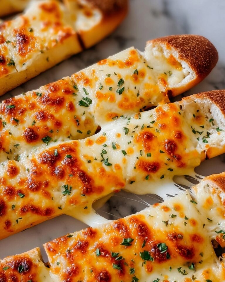 Homemade Cheesy Garlic Breadsticks Recipe