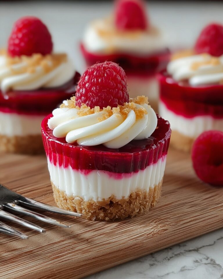 No Bake Lemon Raspberry Cheesecake Cups Recipe