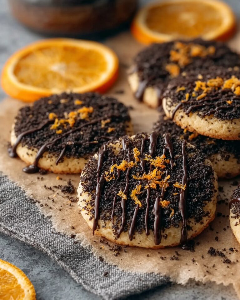 Dark Chocolate Orange Shortbread Cookies Recipe