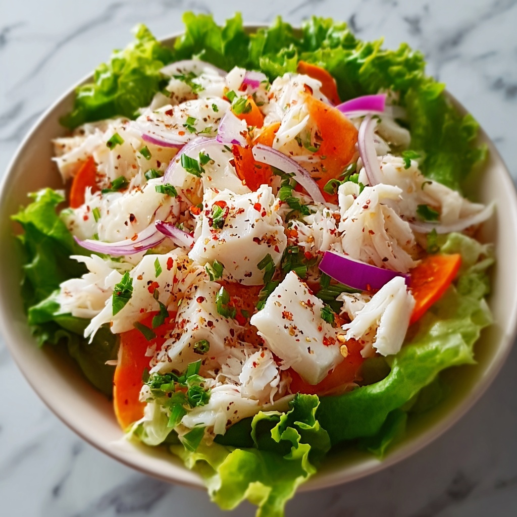 Crab Salad: A Refreshing Delight for Any Occasion Recipe - Recipe Image