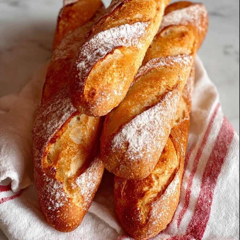 Classic Crusty French Baguettes Recipe