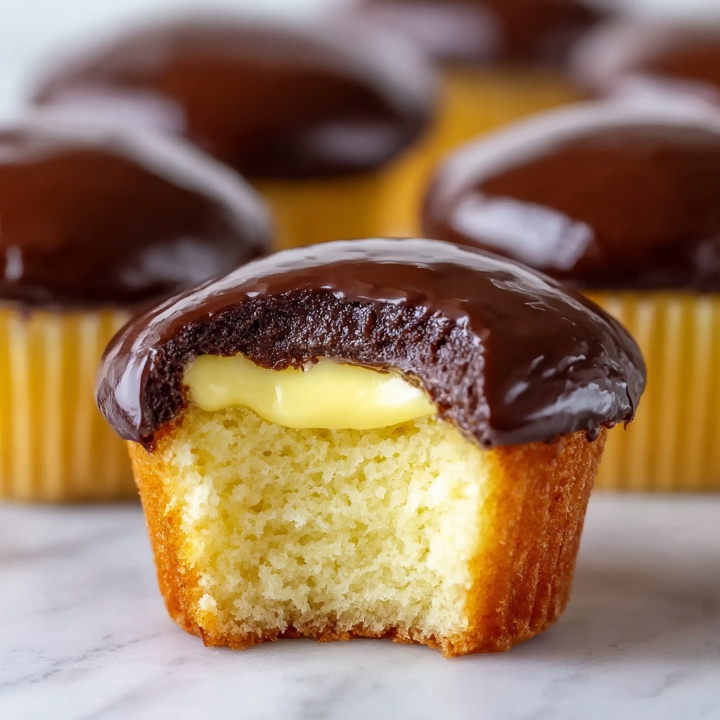 Boston Cream Pie Cupcakes Recipe - Recipe Image