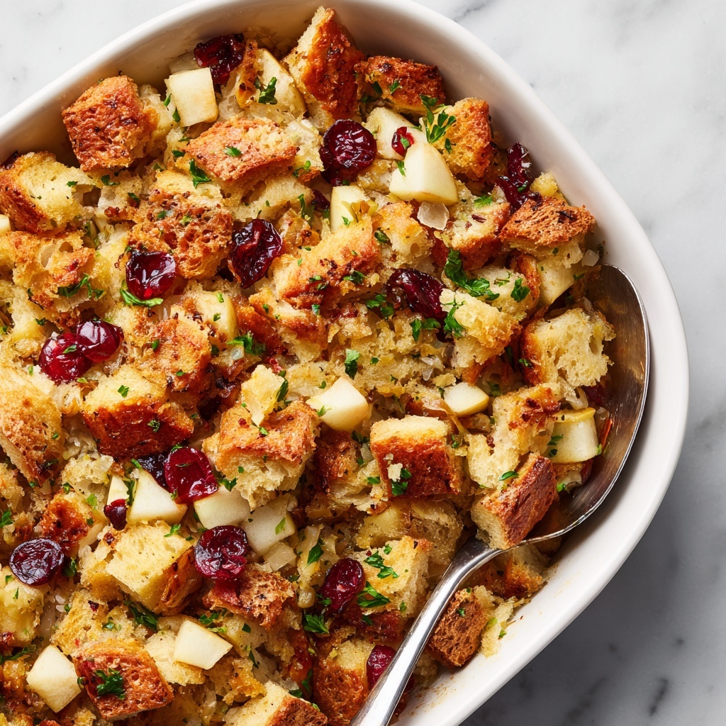 Apple Cranberry Stuffing Recipe - Recipe Image