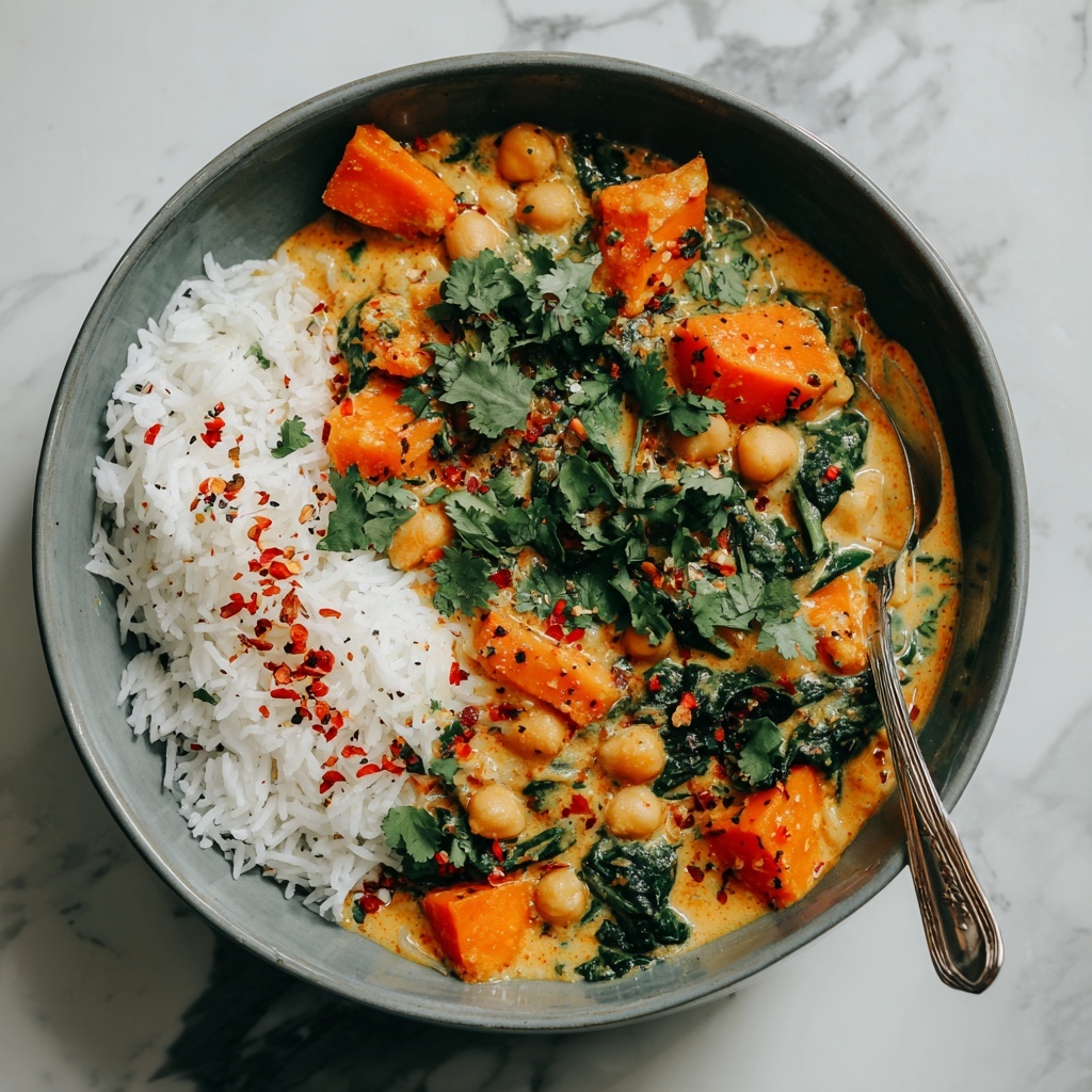 Sweet Potato and Chickpea Curry Recipe - Recipe Image