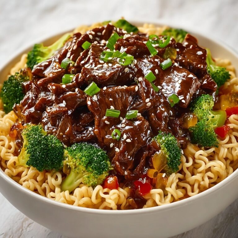 Sticky Beef Noodles Recipe