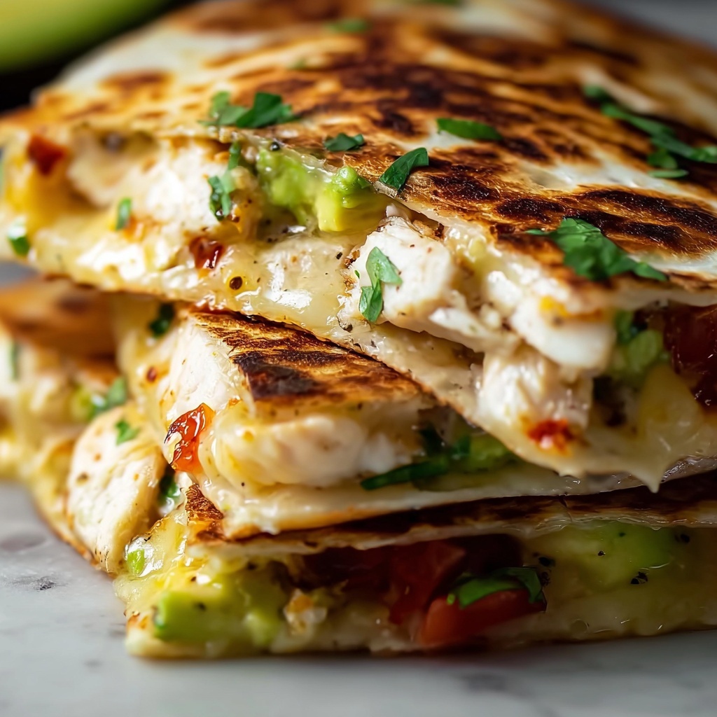 Chicken and Avocado Quesadillas Recipe - Recipe Image